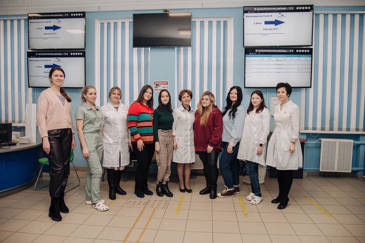 studenty medicinskogo vuza i ordinatury na ekskursii v gauz gorodskaa bolnica no2